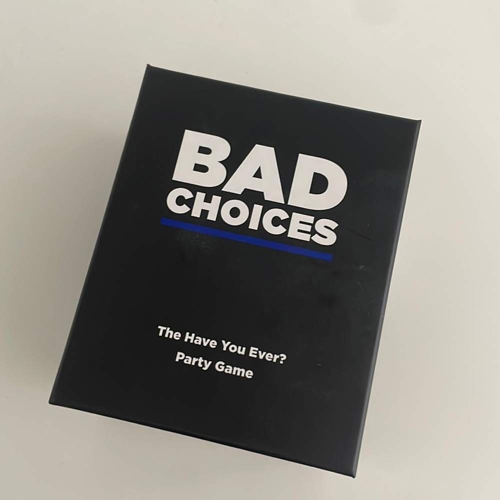 BAD CHOICES card game - adults